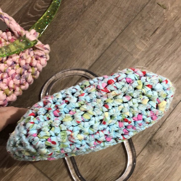 Set of Vintage IMA Knit Crochet Handbags - Picture 6 of 12